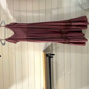 NEW (With Tags) Joy Folie/Mia Joy Dress - Mauve Full Length